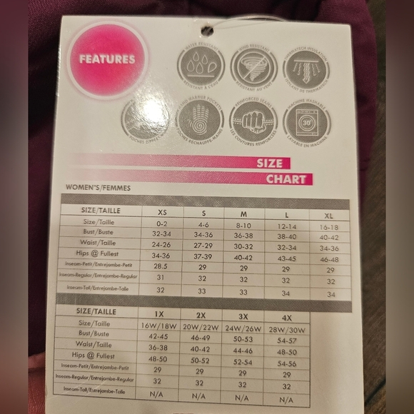 NWT 🍓 Arctix Womans Cargo Style Snow/Ski Pants - SIZE M - Picture 6 of 7